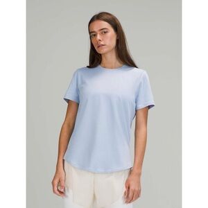 Lululemon “Love Crew” baby blue casual basic tee (measures size 12)